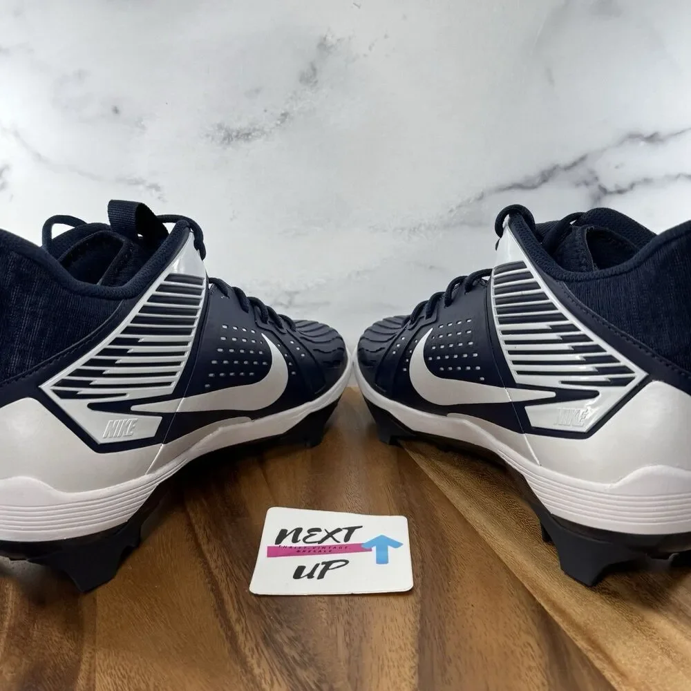 Nike Force Savage Pro 3 DA5453-400 Football Cleats Navy White Men's Size 14 New